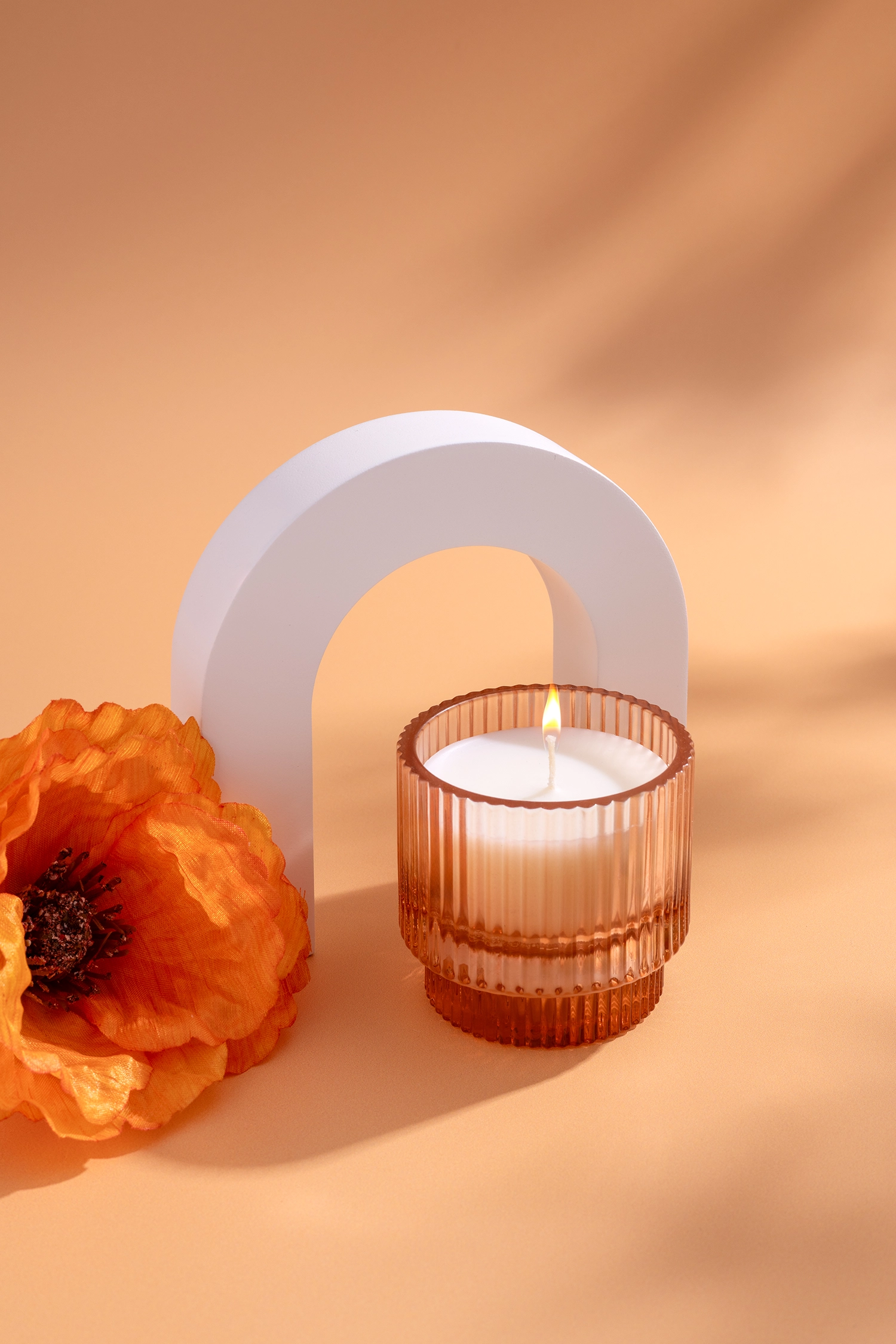 Peach plain backdrop for photographers printed on vinyl