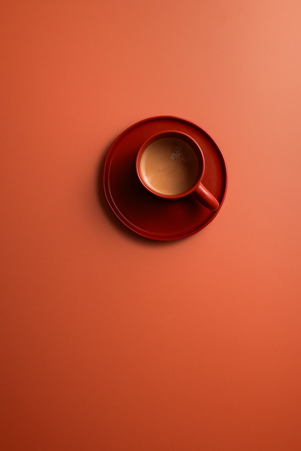 Terra cotta color photography background printed on rollable vinyl