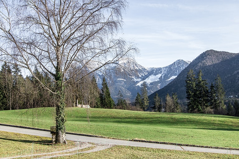 View from Airbnb Haus Oberlantal, Berchtesgaden, Germany