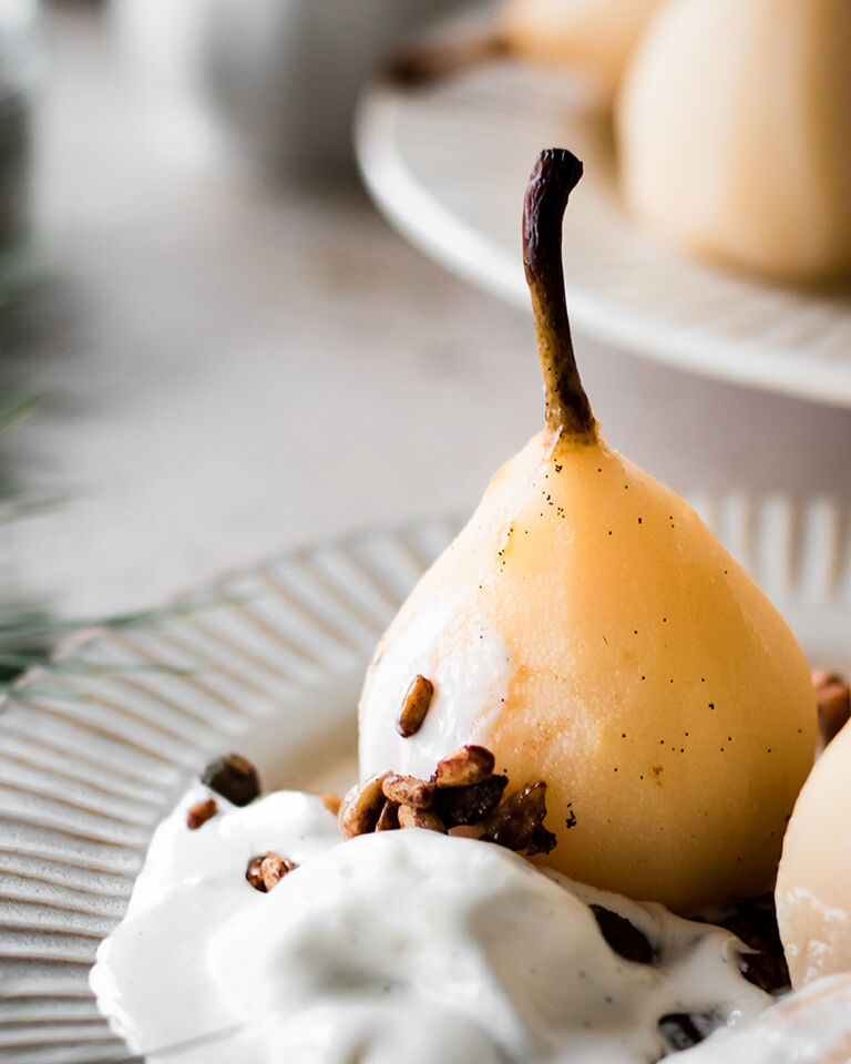 The pears are really mouth-watering