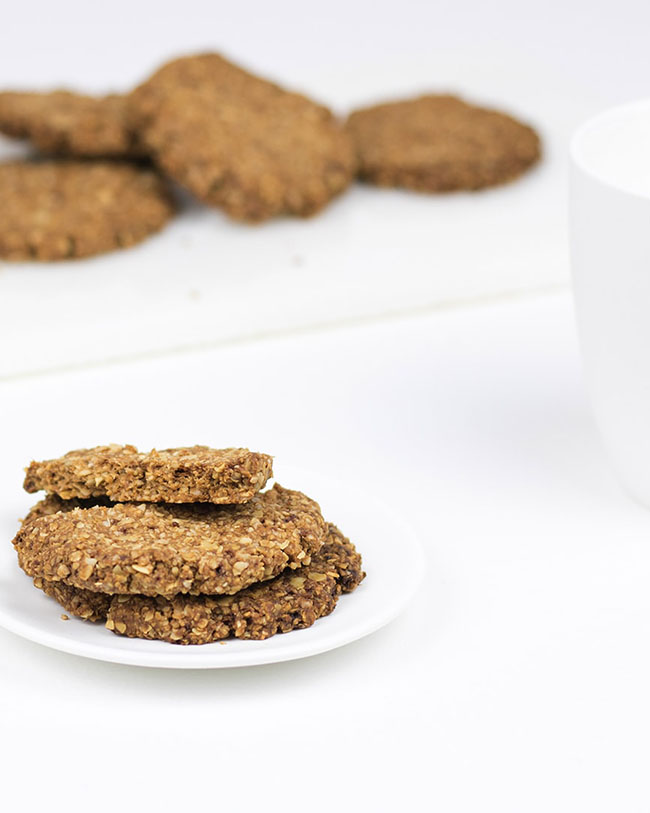 Healthy ginger cookies