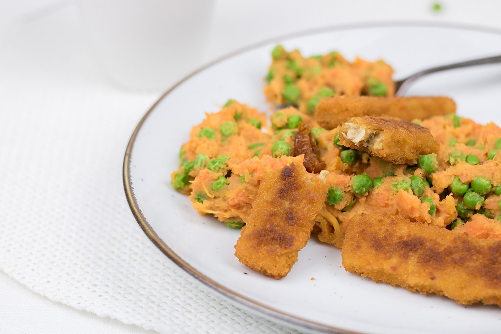 Vegan mashed sweet potatoes