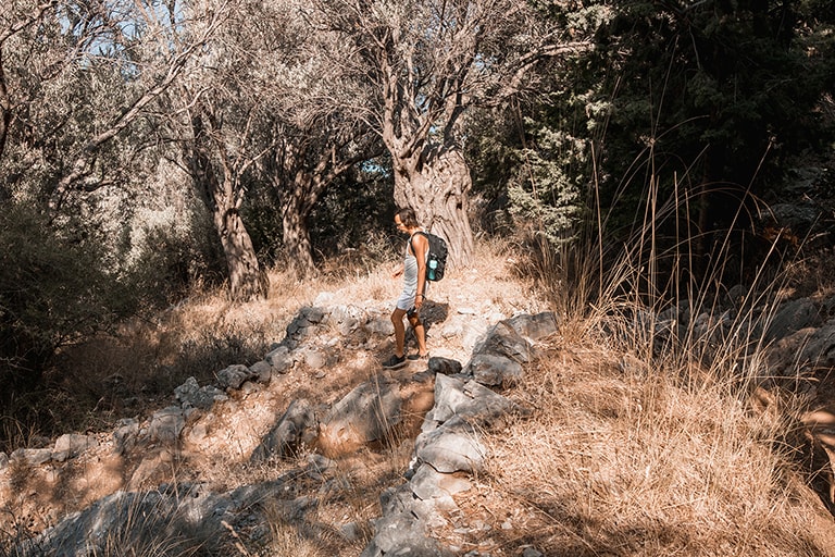 Path Mikro and Megalo Seitani hike, Samos, Greece