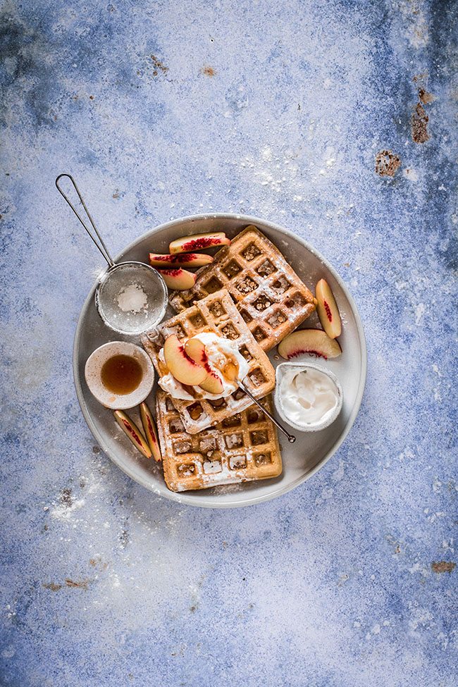 Messy blue is our new blue photography backdrop, perfect for food styling