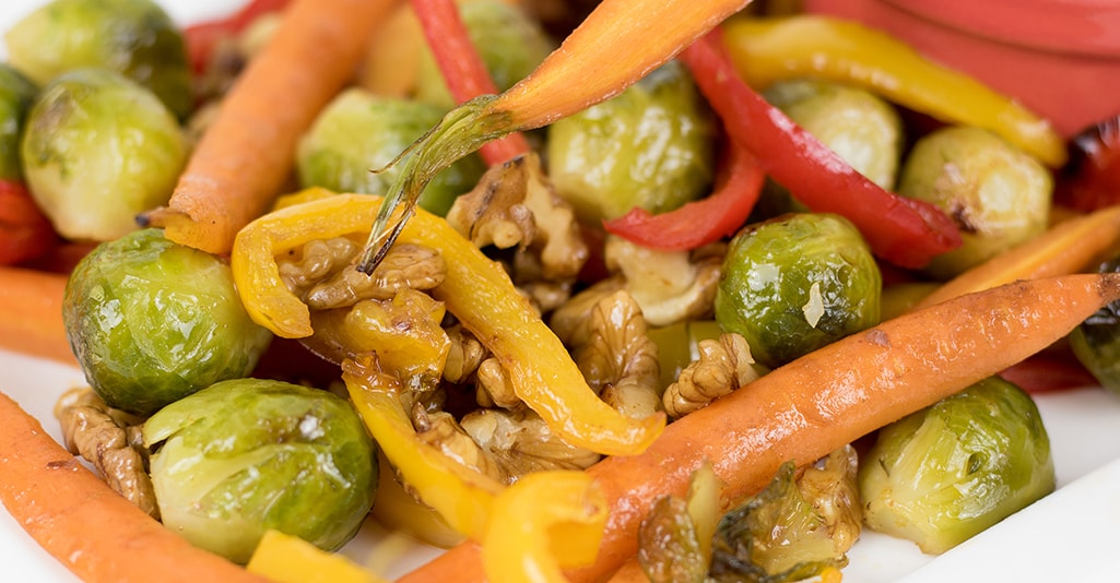 Oven baked brussels sprouts