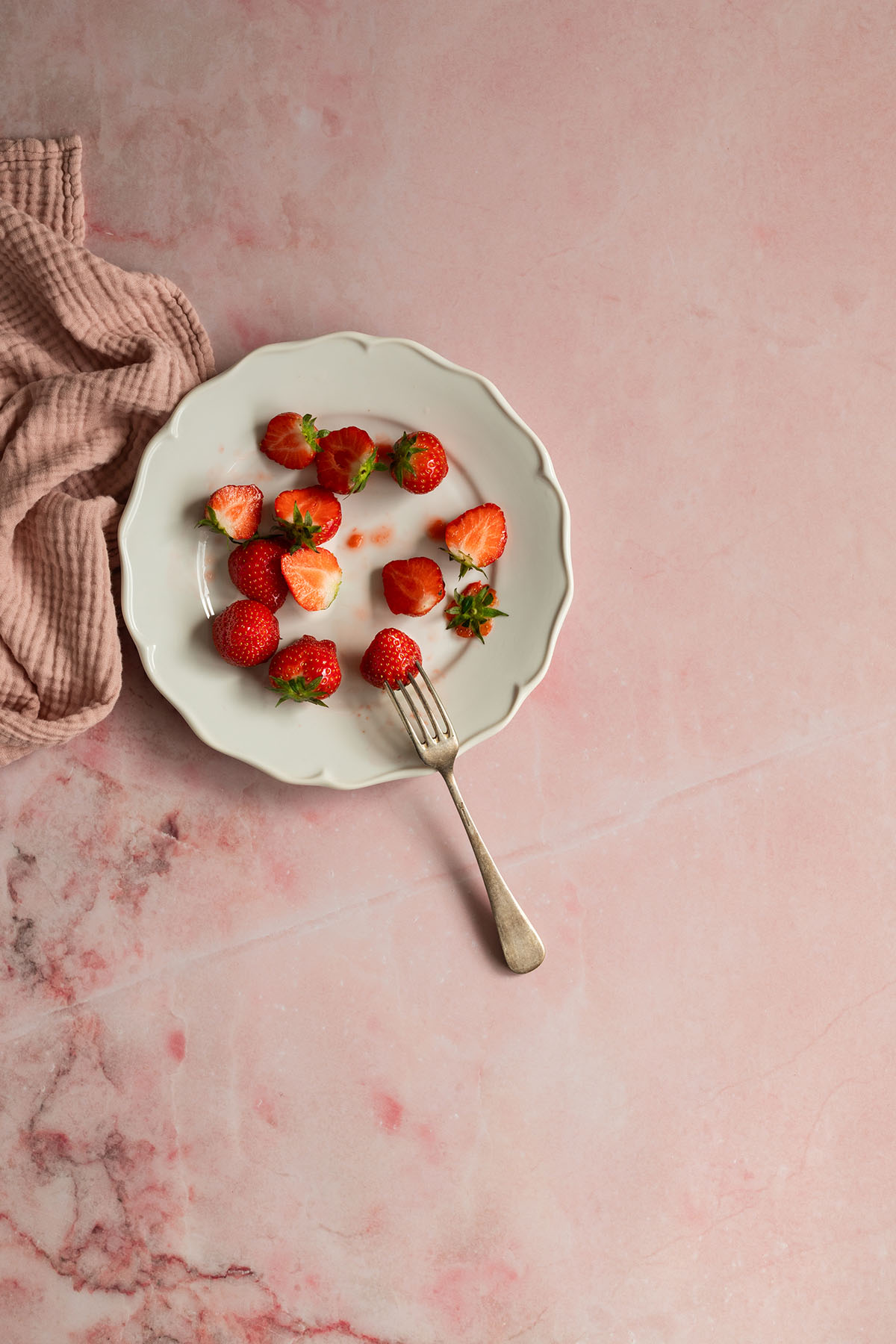 Pink marble