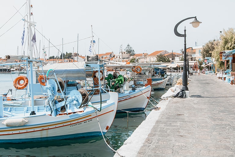 Harbor of Pythagorion, Samos, Greece