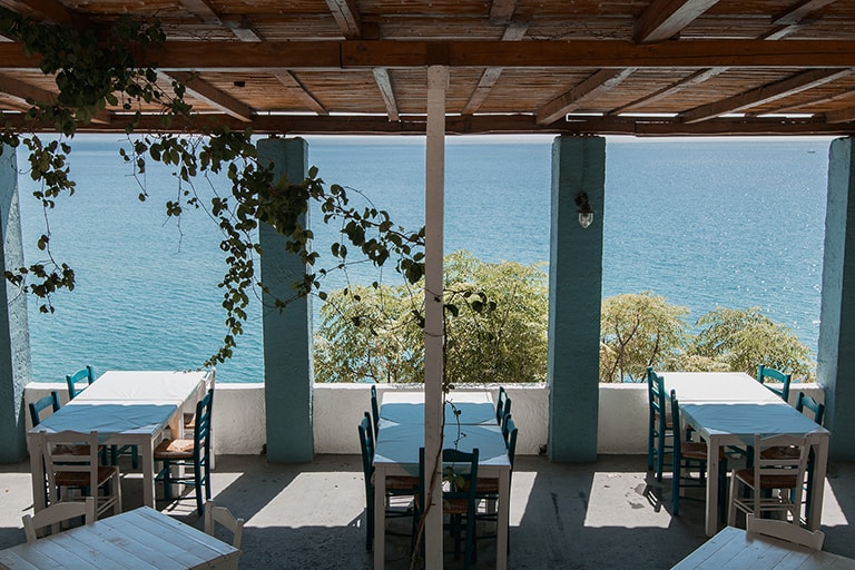 Tavern near Psili Ammos, Samos, Greece