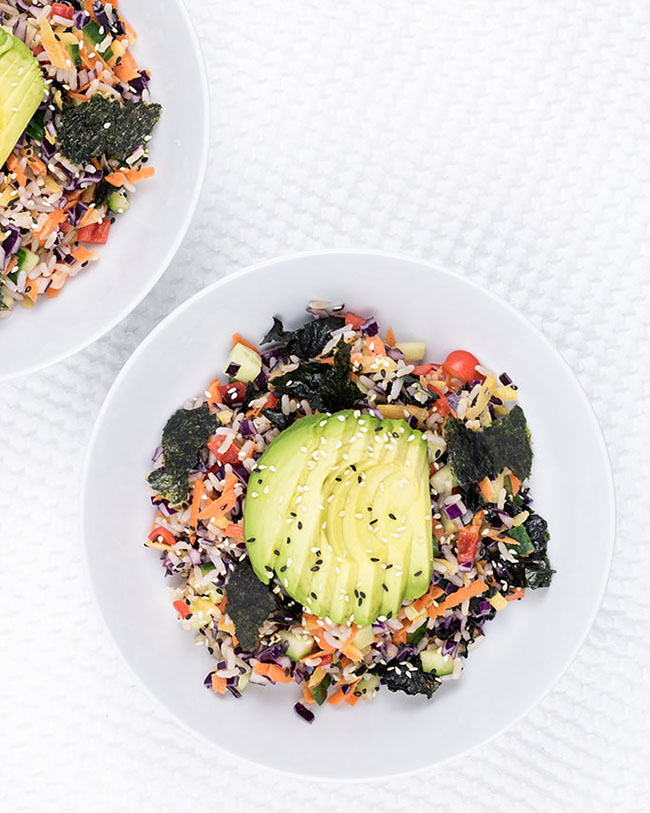 Sushi salad recipe