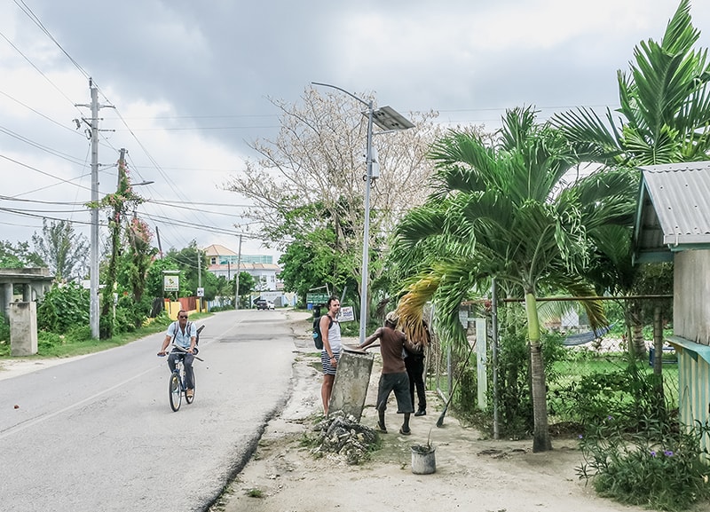 Talking with locals, Negril, Jamaica