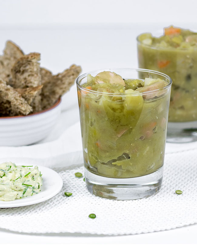 Vegan split pea soup recipe