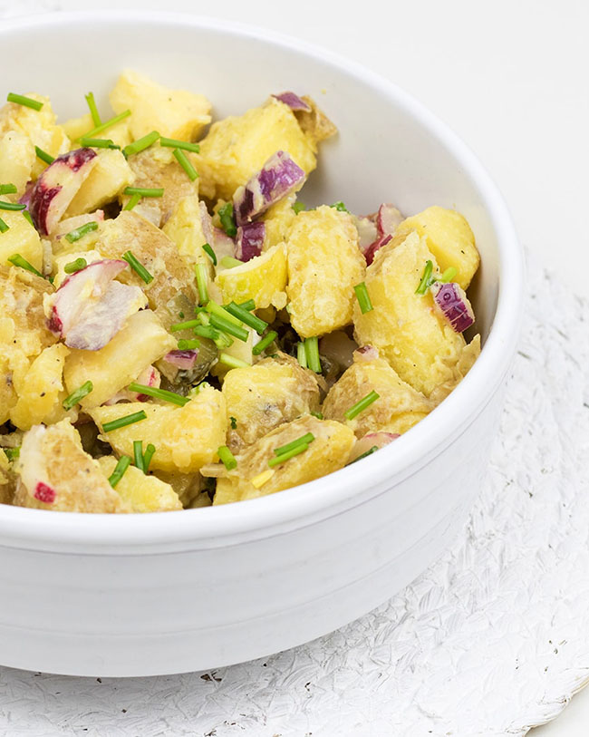 Vegetarian potato salad