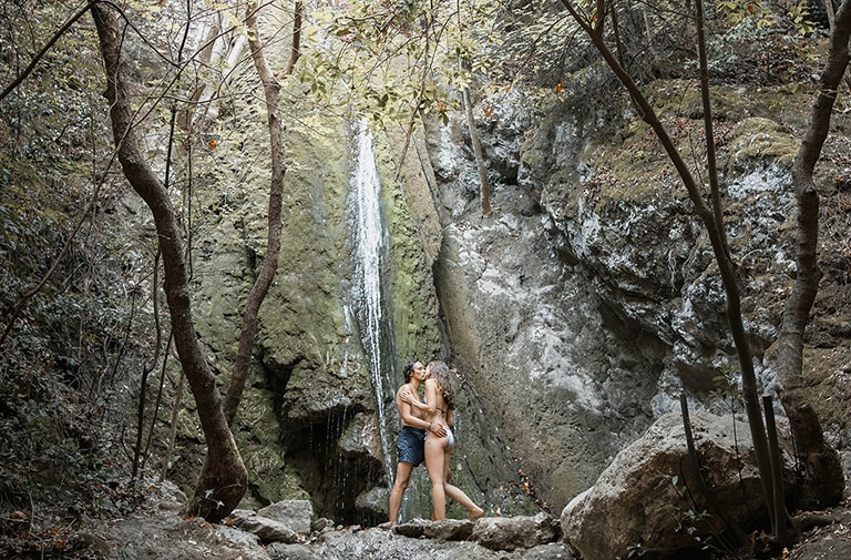 Ambelos waterfall, Samos, Greece