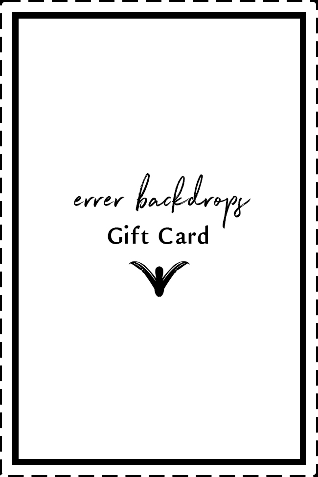 Give a gift card that can be spent in our backdrops webshop