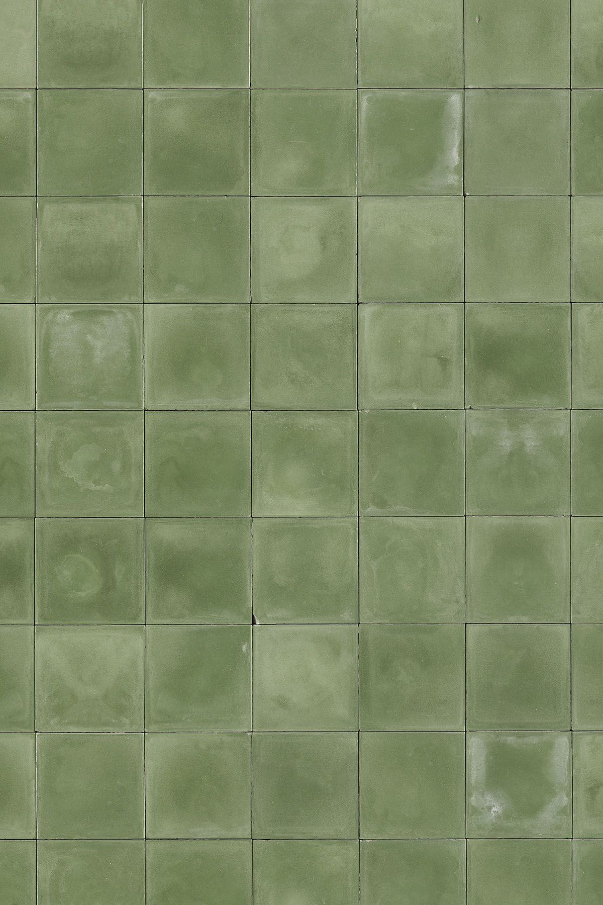 Fresh green tiles photography surface for content creation