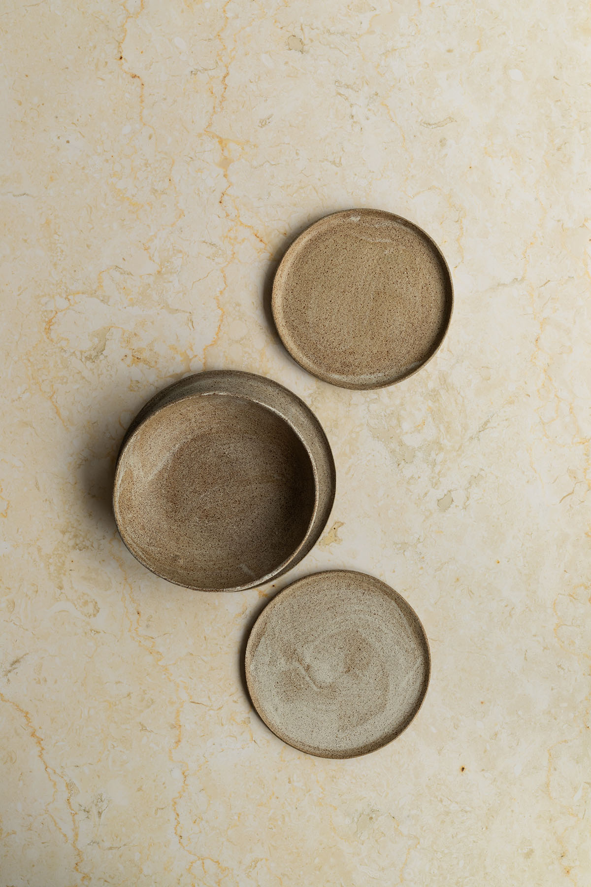 Golden marble food styling backdrop for photo and video creation