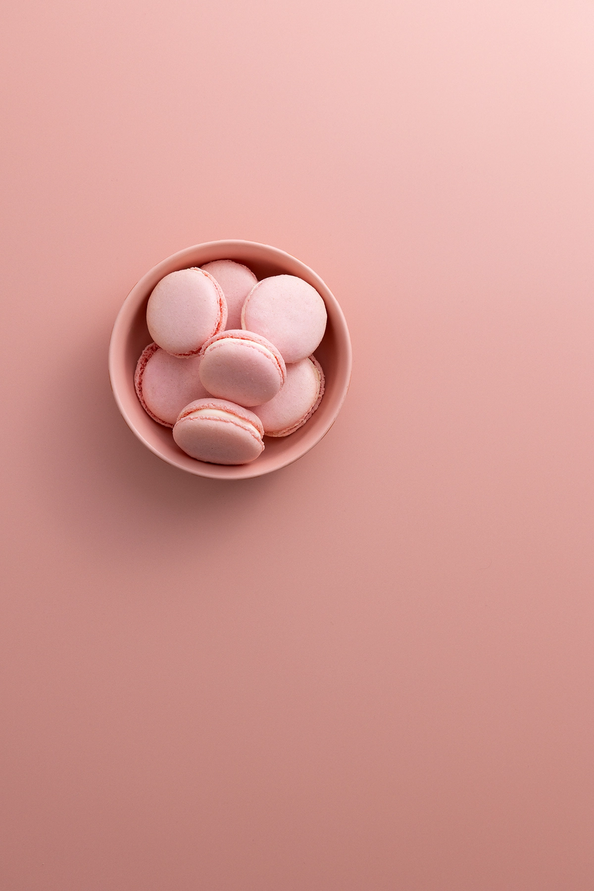 Stunning blush solid colour vinyl backdrop for product photography