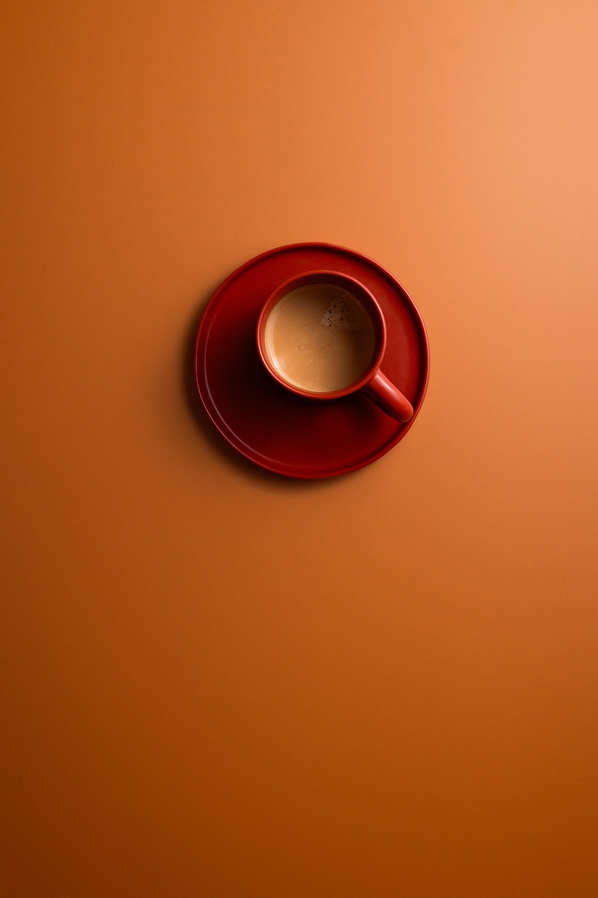 Terra cotta color photography background printed on rollable vinyl