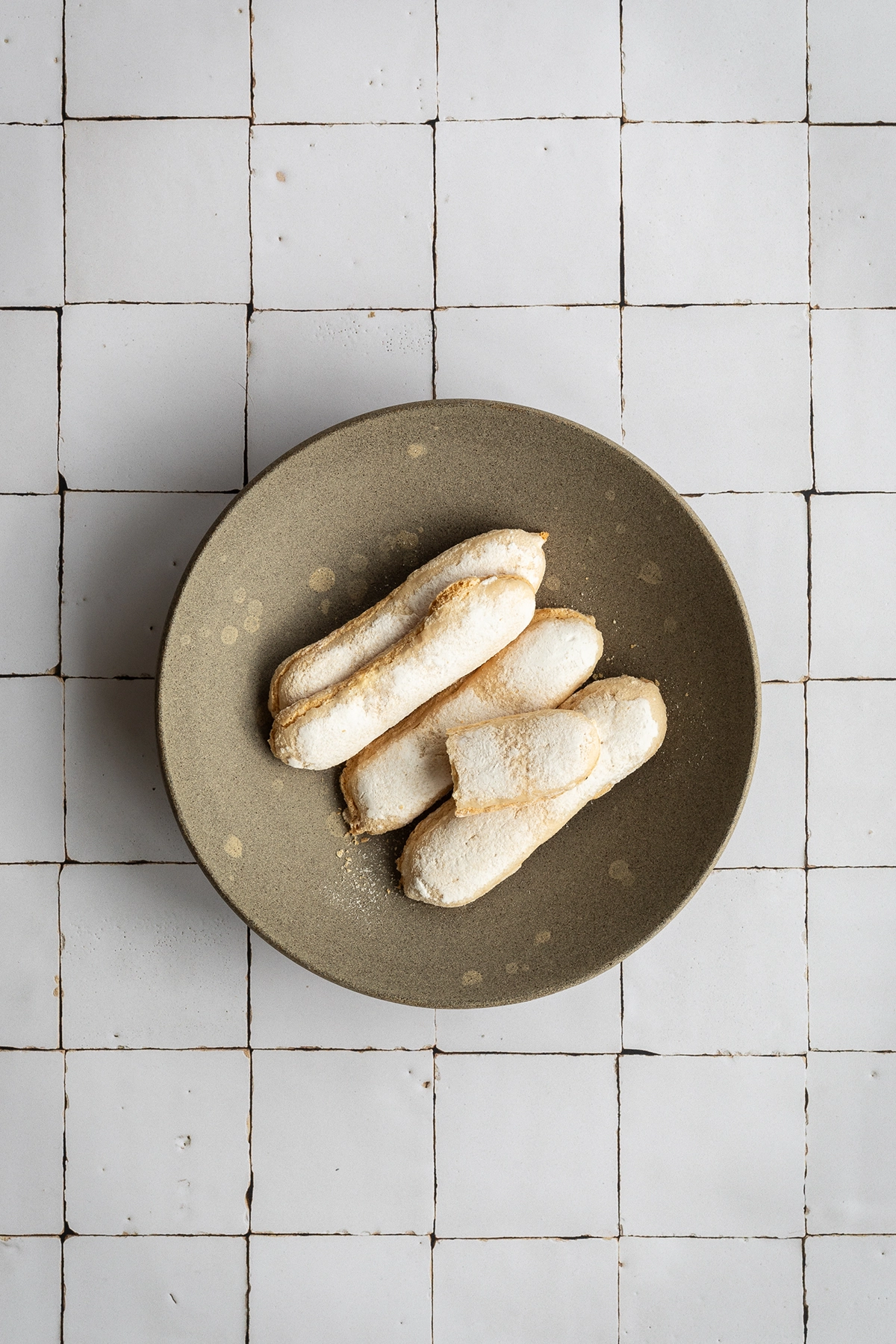 White tile vinyl photography backdrop for food & product images