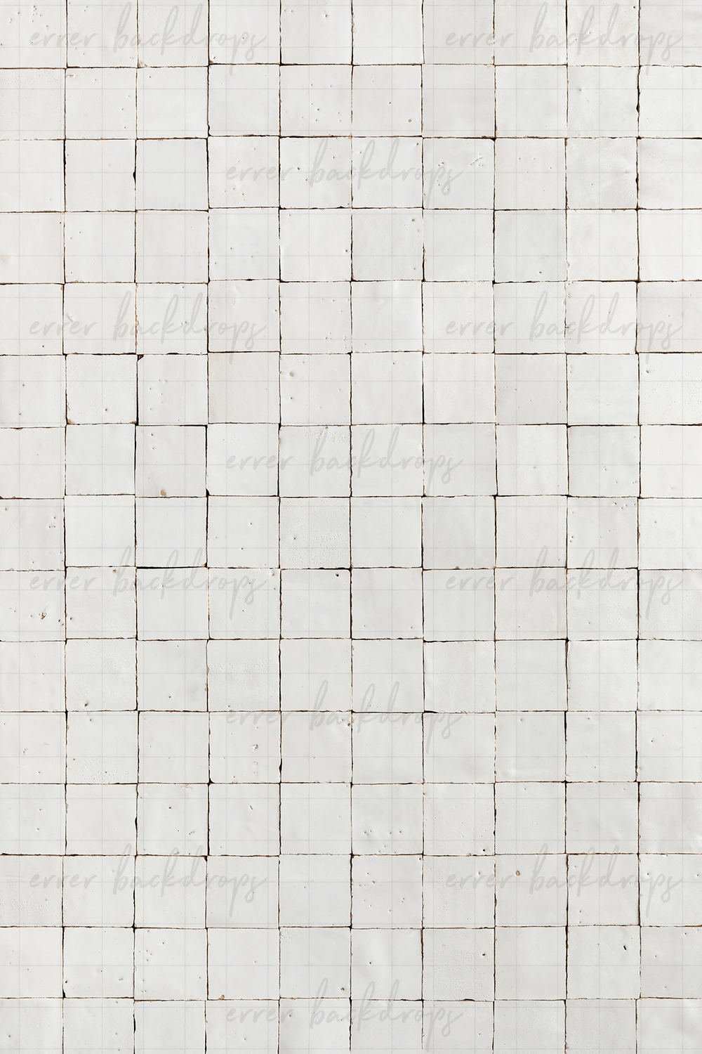 White tile vinyl photography backdrop for food & product images