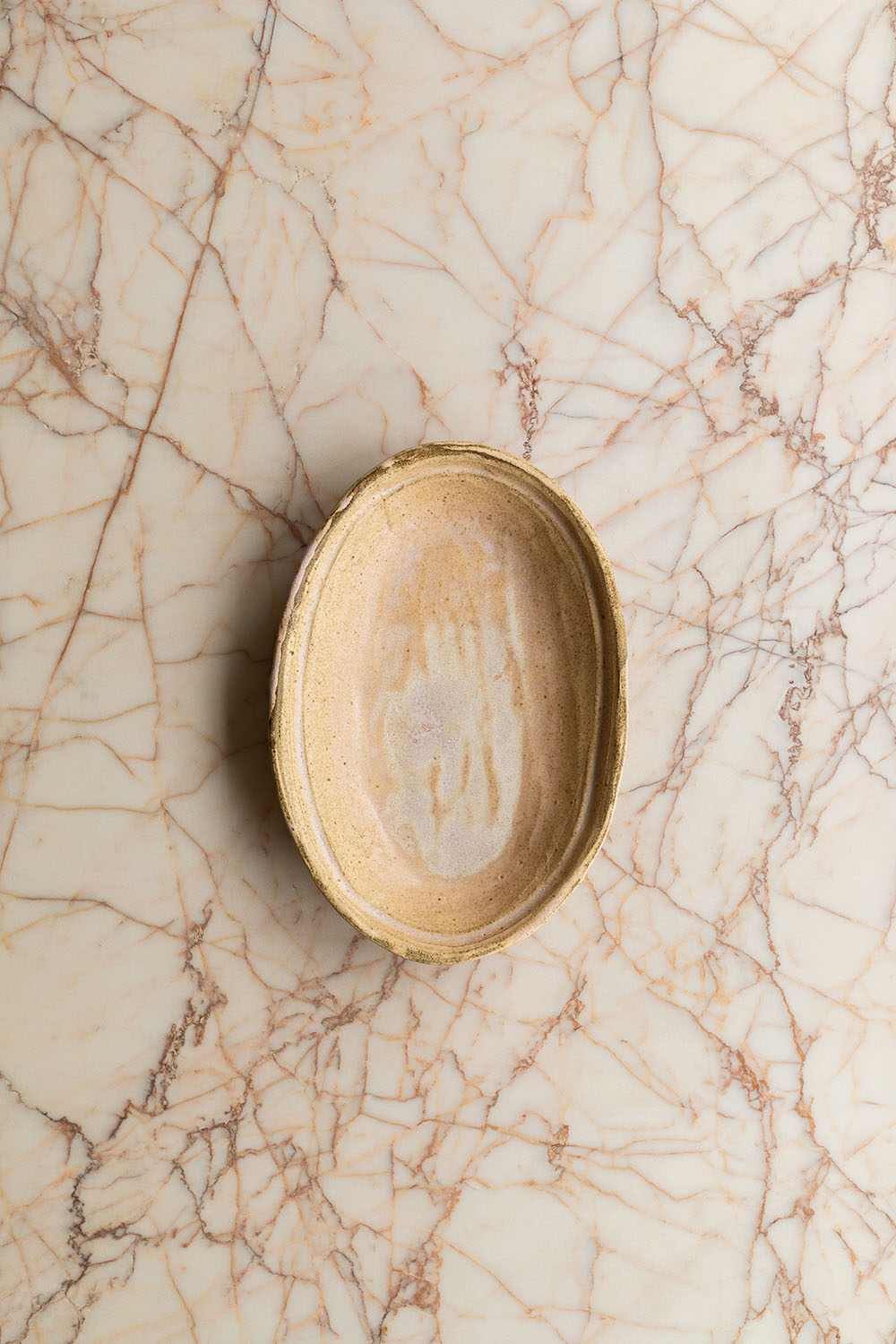 Beige marble shooting surface for food photography