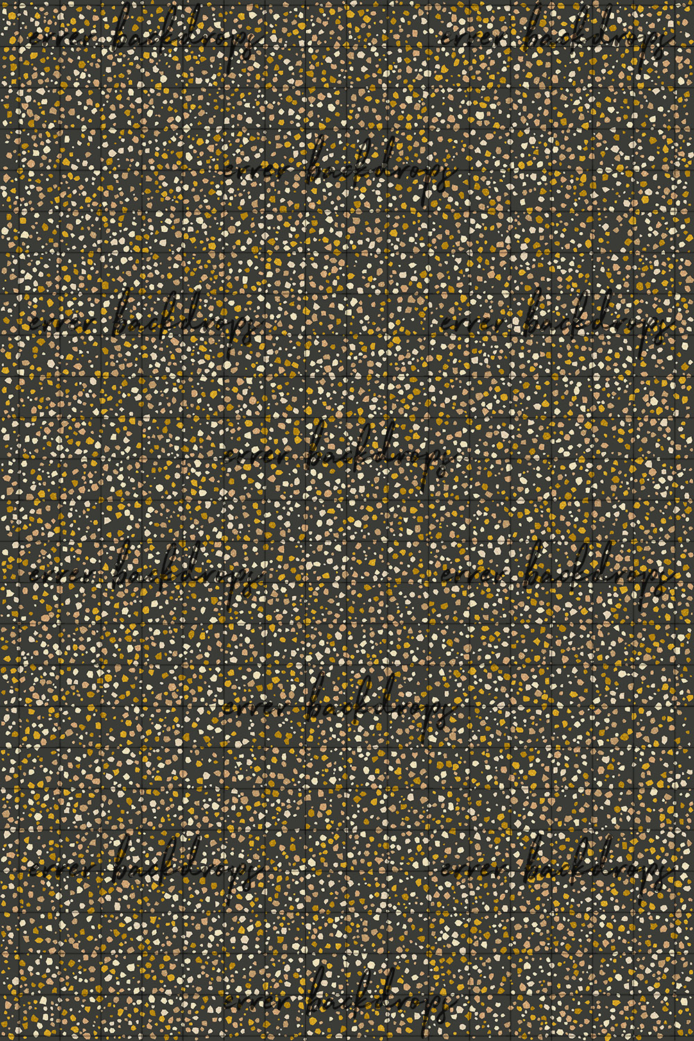Black terrazzo surface Celebration | Luxury photography
