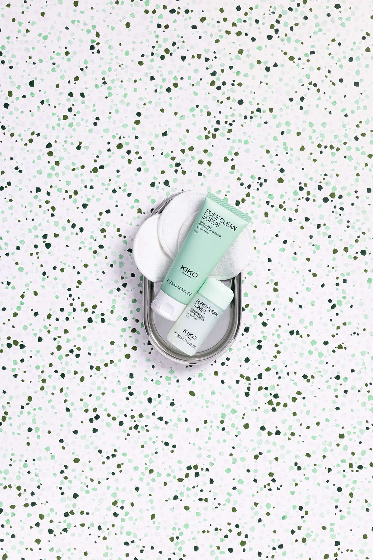 Terrazzo Verde Frost Backdrop | Product Photography