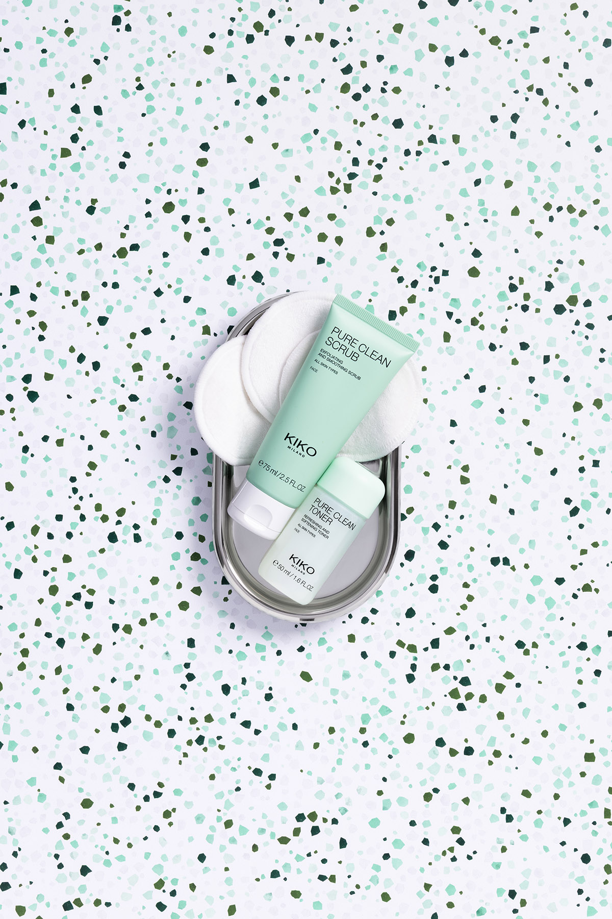 Terrazzo Verde Frost Backdrop | Product Photography