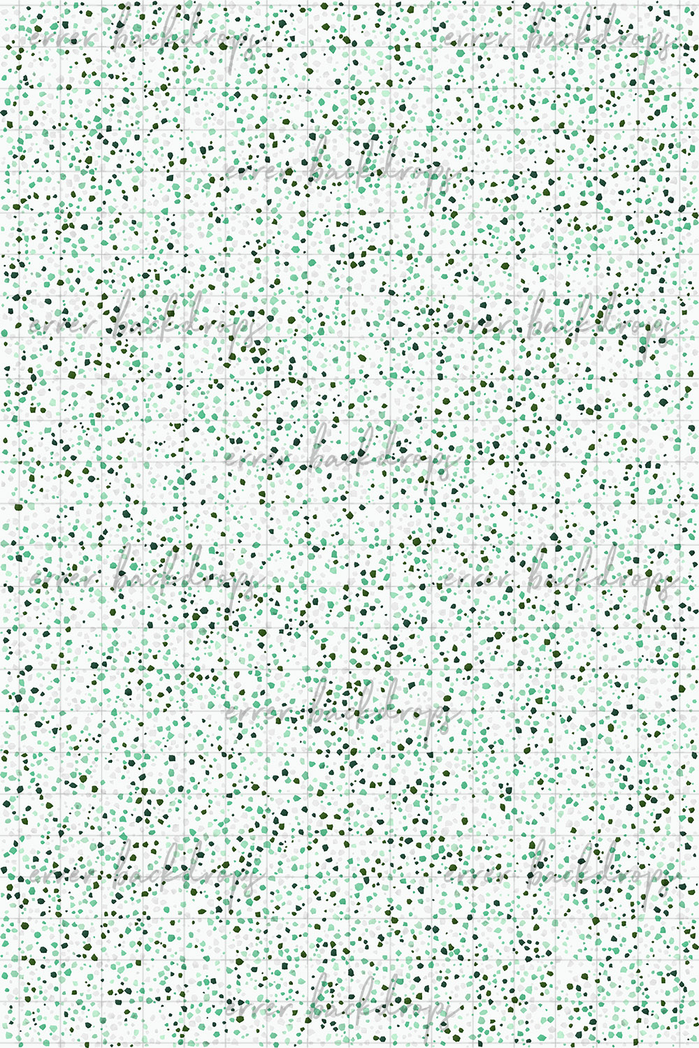 Terrazzo Verde Frost Backdrop | Product Photography