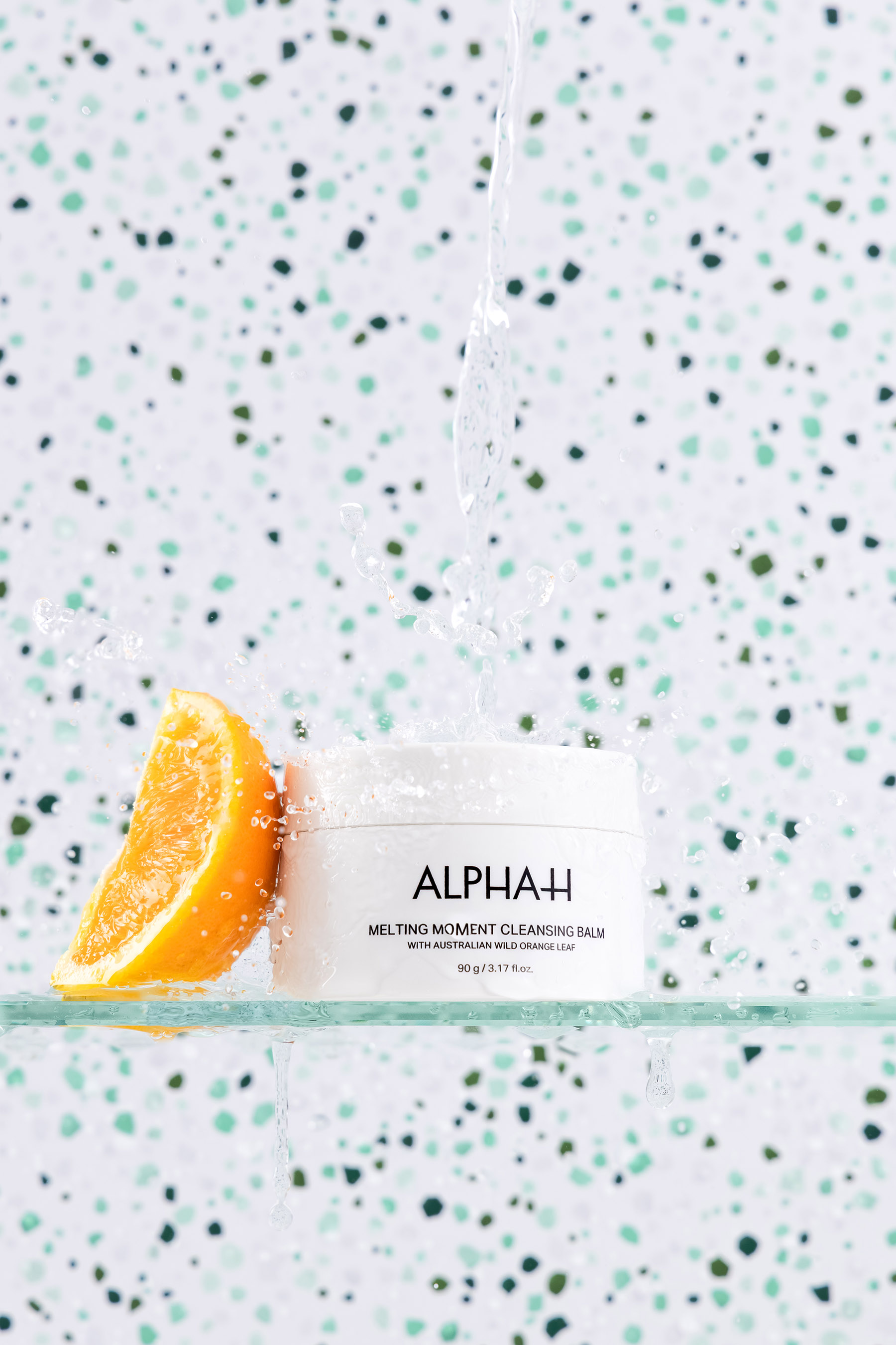 Terrazzo Verde Frost Backdrop | Product Photography