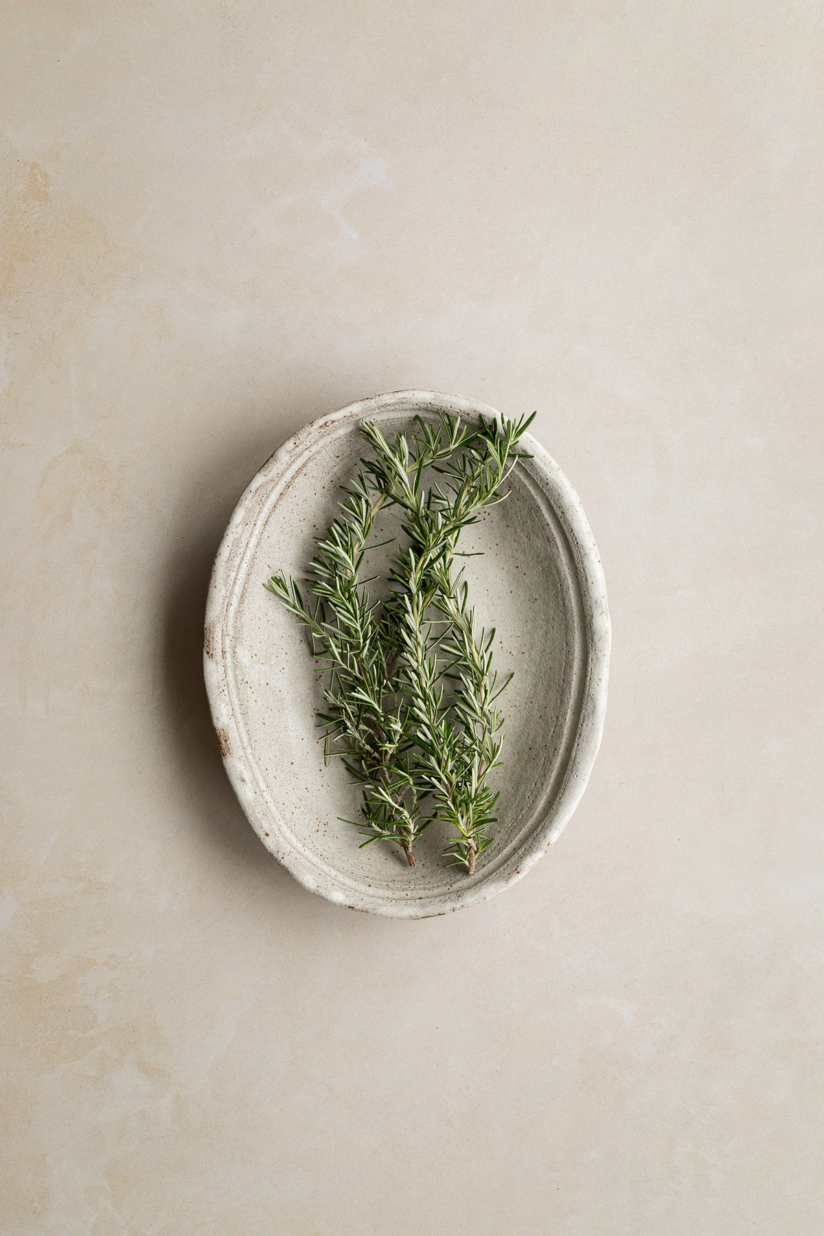 Beige plaster photography backdrop for styling food and brands