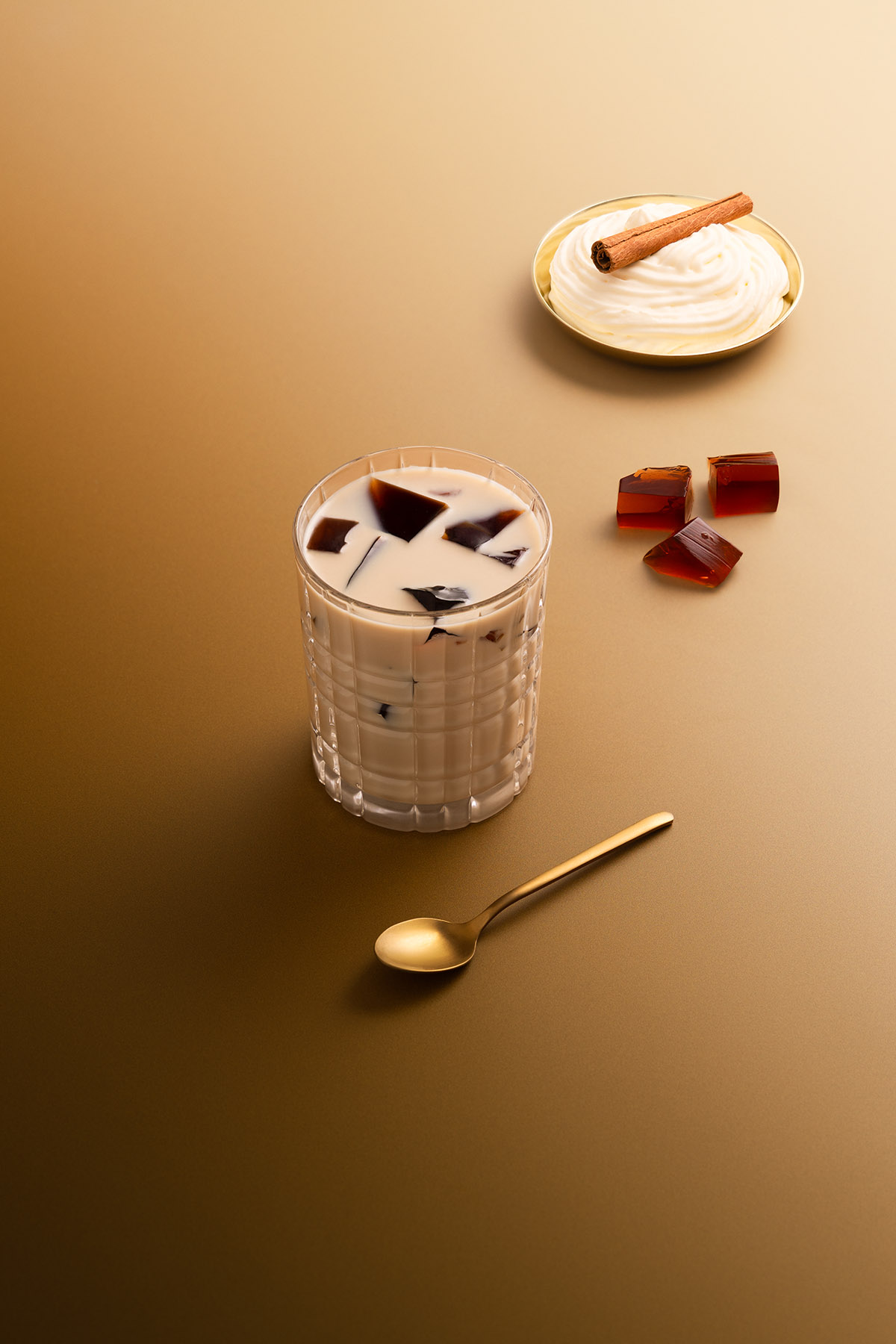 Brown gradient backdrop in warm toon for photography and video