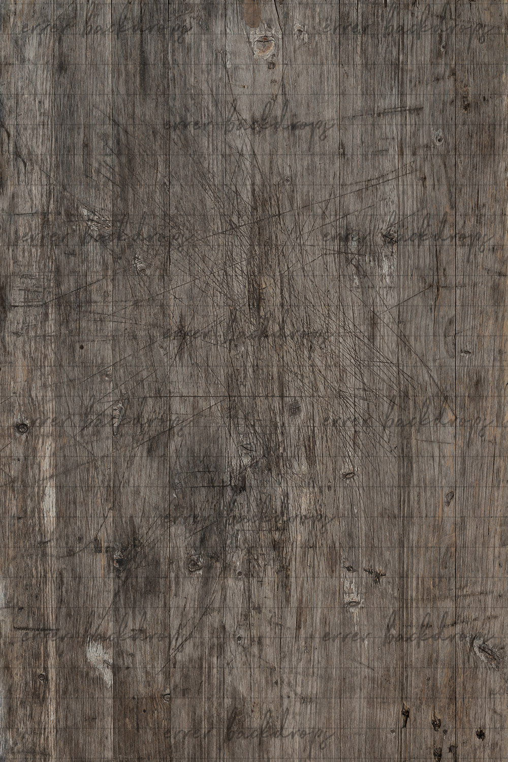 Wooden photography backdrop with aged character