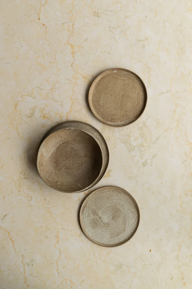 Golden marble food styling backdrop for photo and video creation