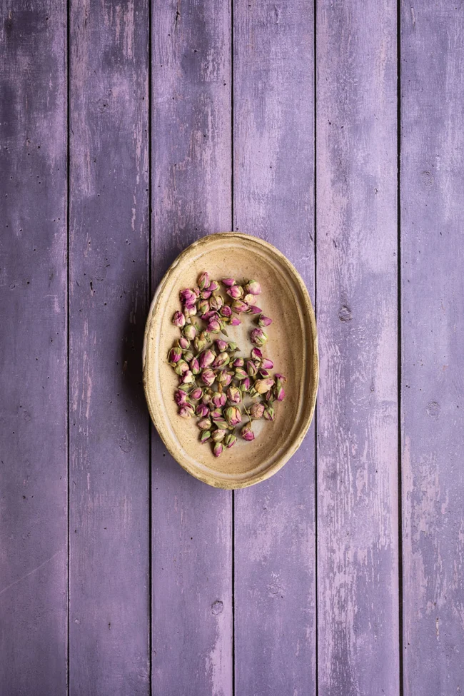 Pastel purple is a cool dusty purple vinyl backdrop for food photos