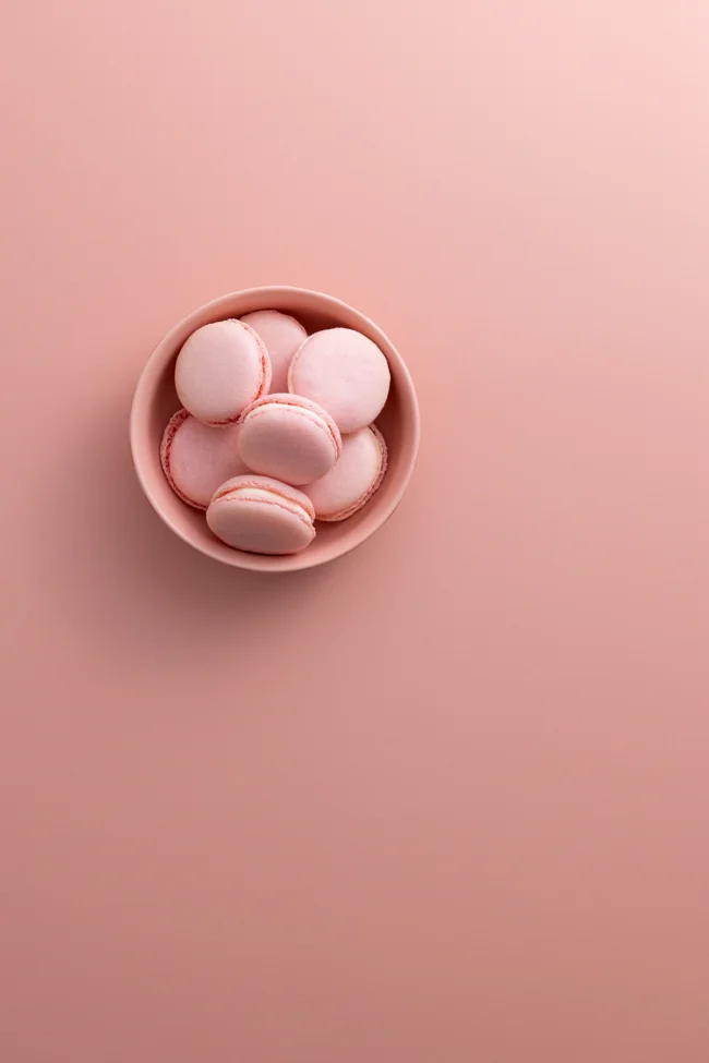 Stunning blush solid colour vinyl backdrop for product photography