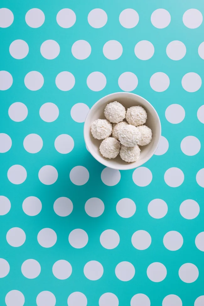 Create one-of-a-kind images with our custom polka dot backdrop