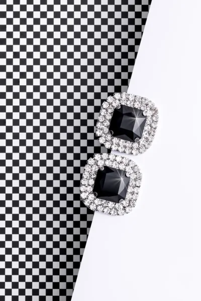 Custom mini check vinyl backdrop for photographers and stylists