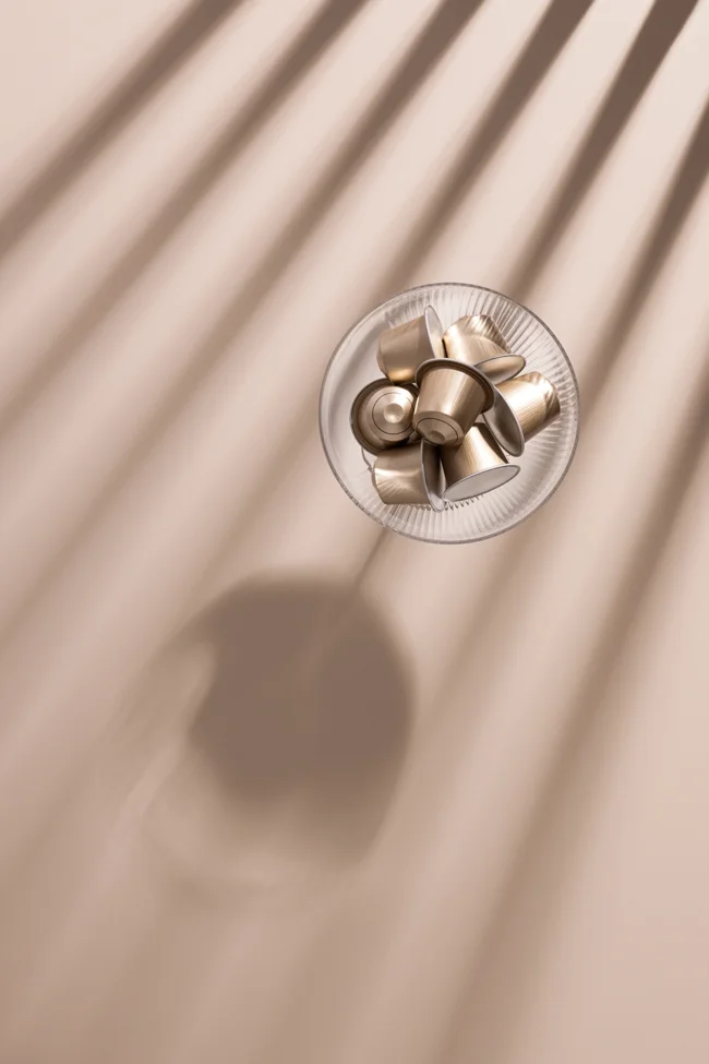 Beige plain backdrop for product photography, styling and video