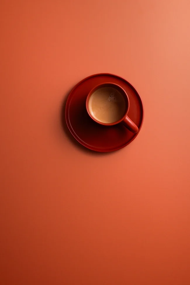 Terra cotta color photography background printed on rollable vinyl