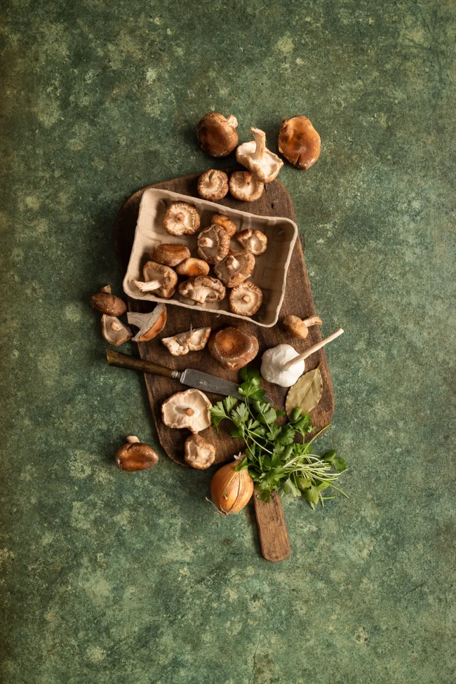 Backdrop ‘organic green’ has gorgeous shades and textures
