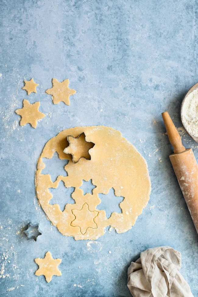 Ice blue vinyl backdrop for product, styling & food photography
