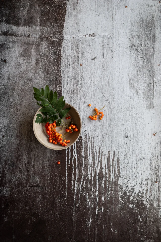 Brown wood with dripping paint photography and styling backdrop