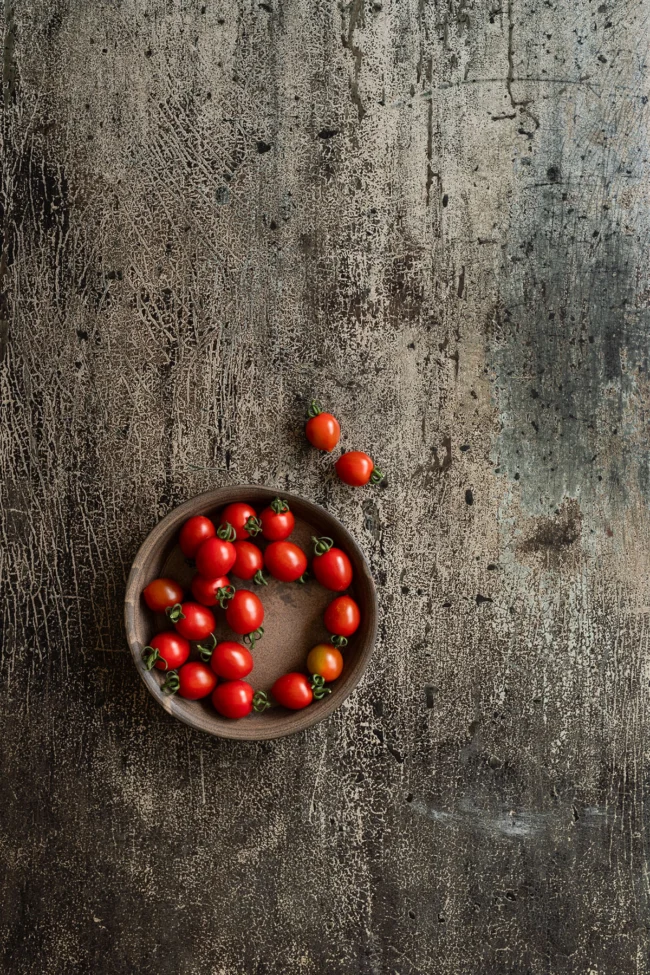 Brown beaten wood product and food photography backdrop