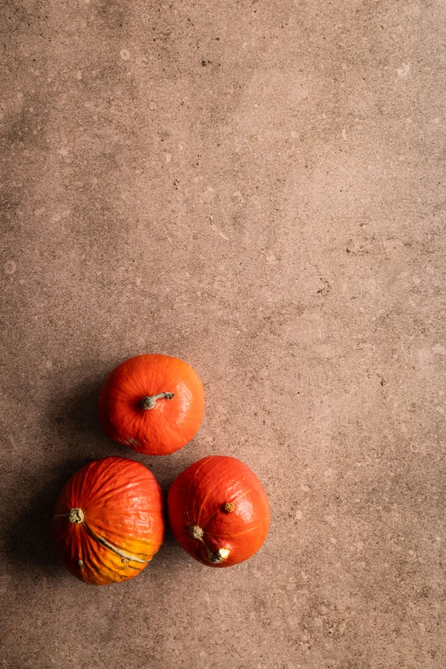 Styling backdrop with brown orange tones for shooting food photos